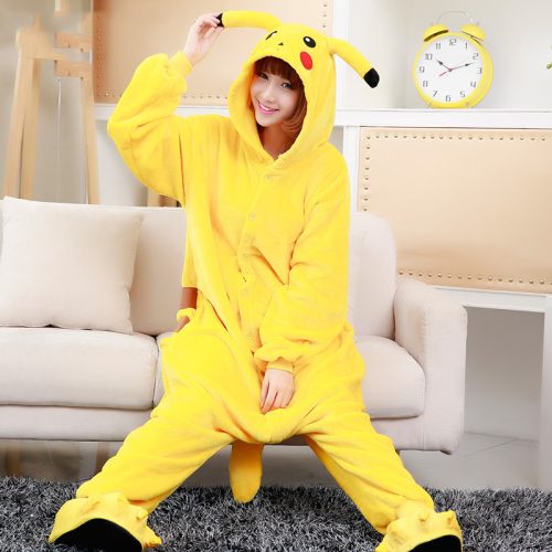 Soft Pikachu Onesie Costume Kigurumi for Adult & Teens