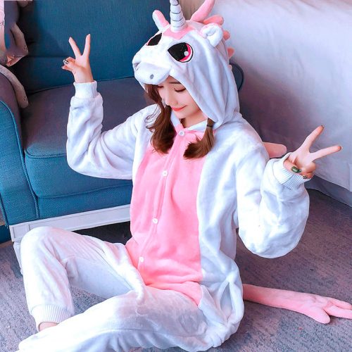 Women Unicorn Onesie Costume Kigurumi for Adult & Teens