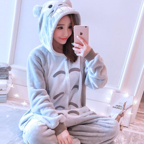 Girls Totoro Onesie Costume Kigurumi for Adult & Teens