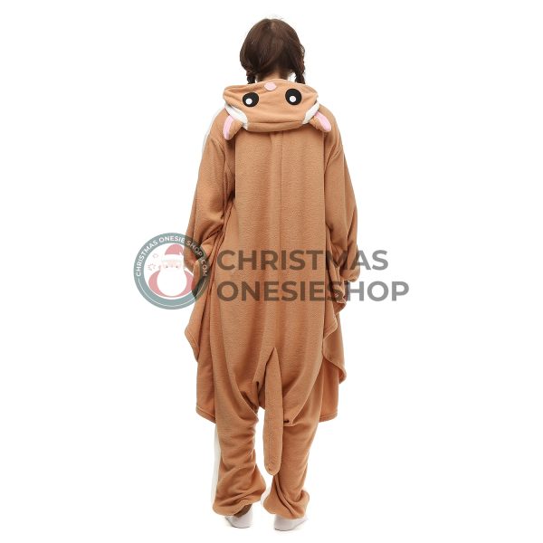 Adult Flying Squirrel Onesie Costume Kigurumi Halloween Outfit