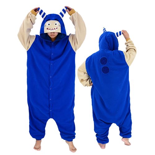 Adult Blue Oddbods Kigurumi Costume Onesie With Plus Size