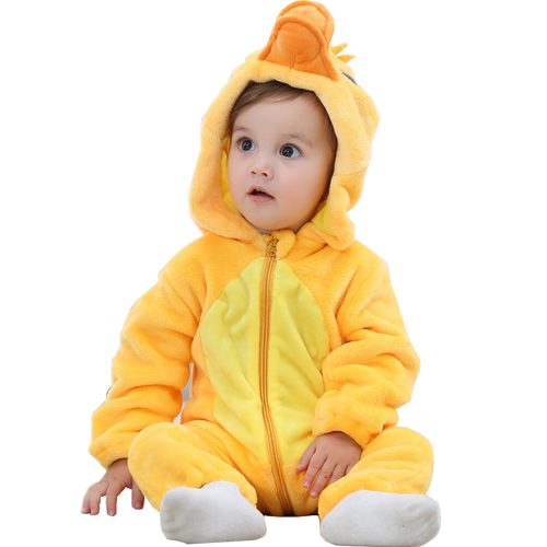 Baby Yellow Duck Kigurumi Costume Onesie With Plus Size